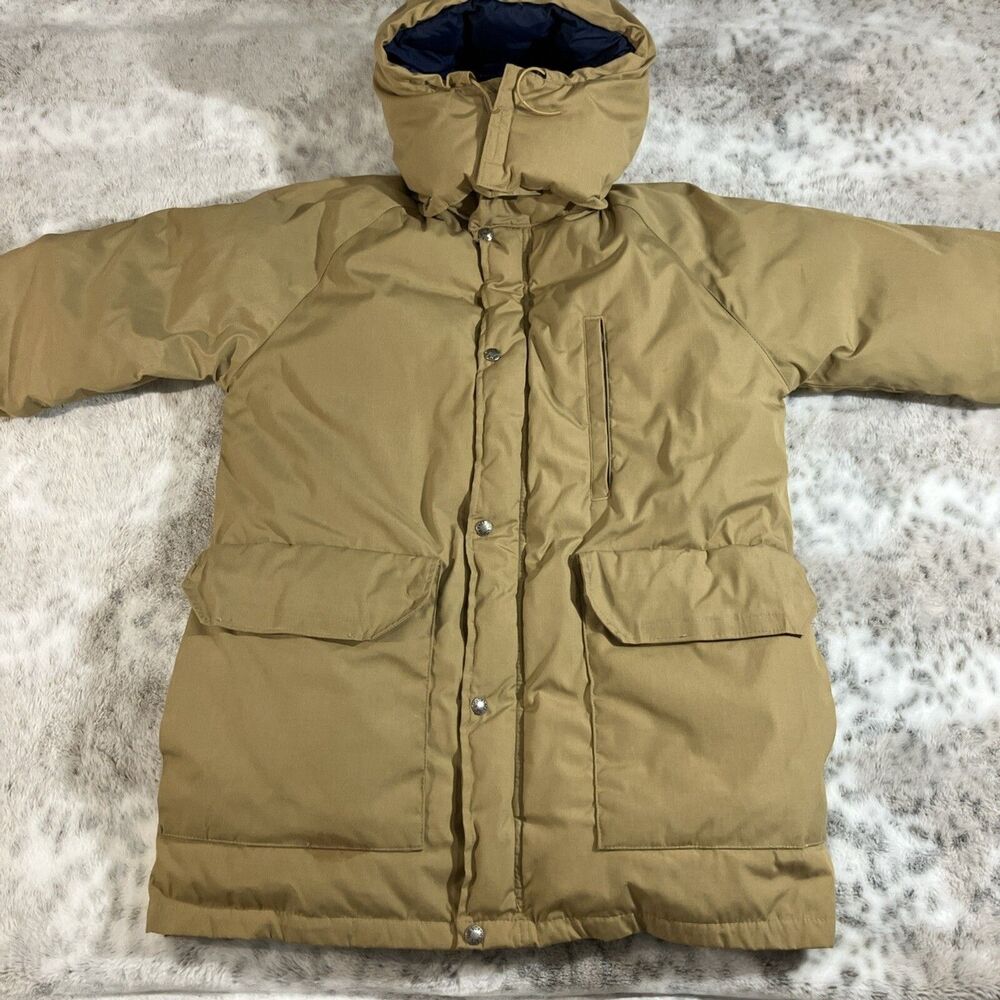 The North Face Sierra Jacket Small Brown Label Goose Down Puffer Vtg Nuptse USA